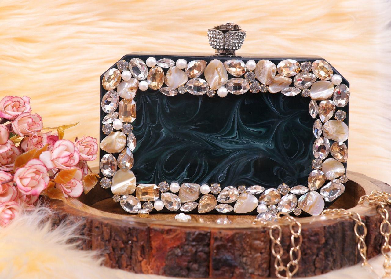 Customised Luxurious Resin Clutch