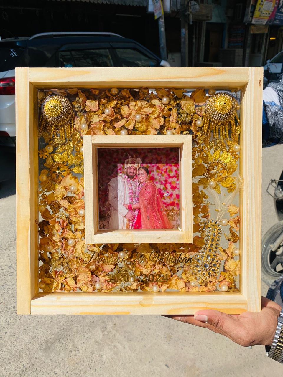 Varmala Preserved Wooden Frame