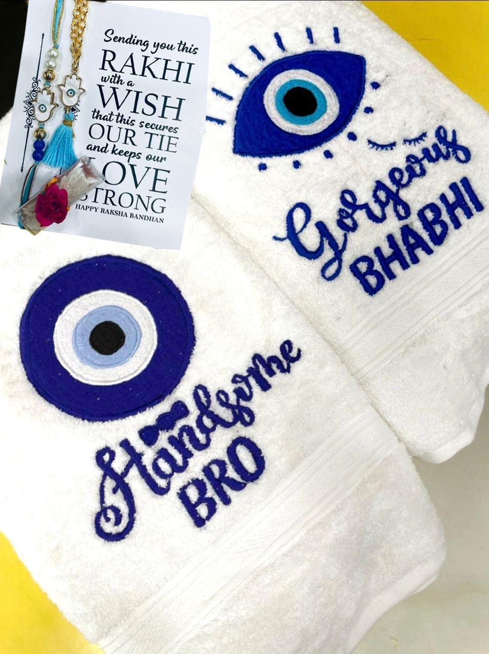 Personalised Couple Towels