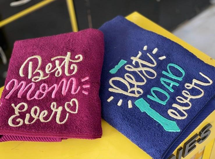 Personalised Couple Towels