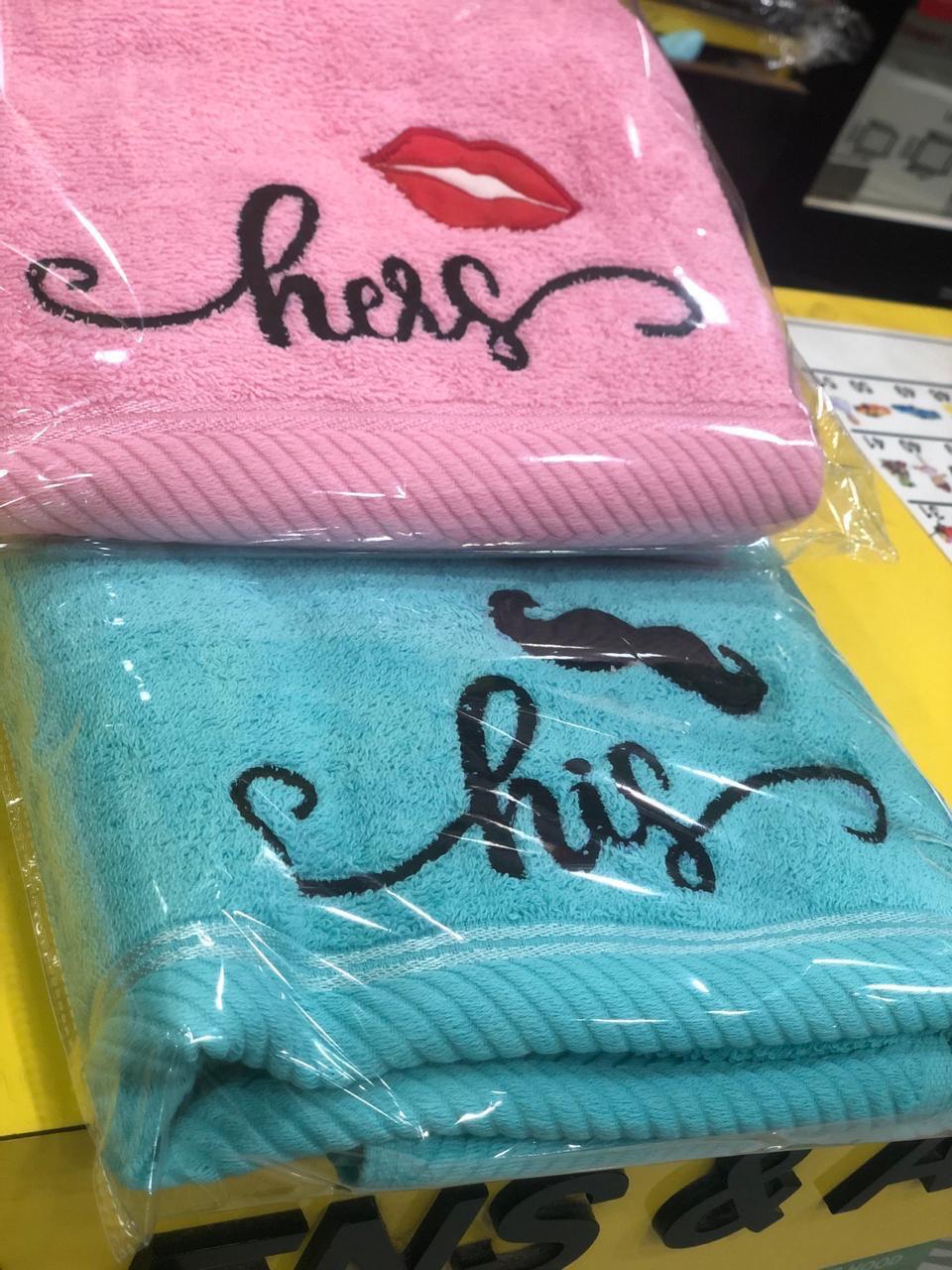 Personalised Couple Towels