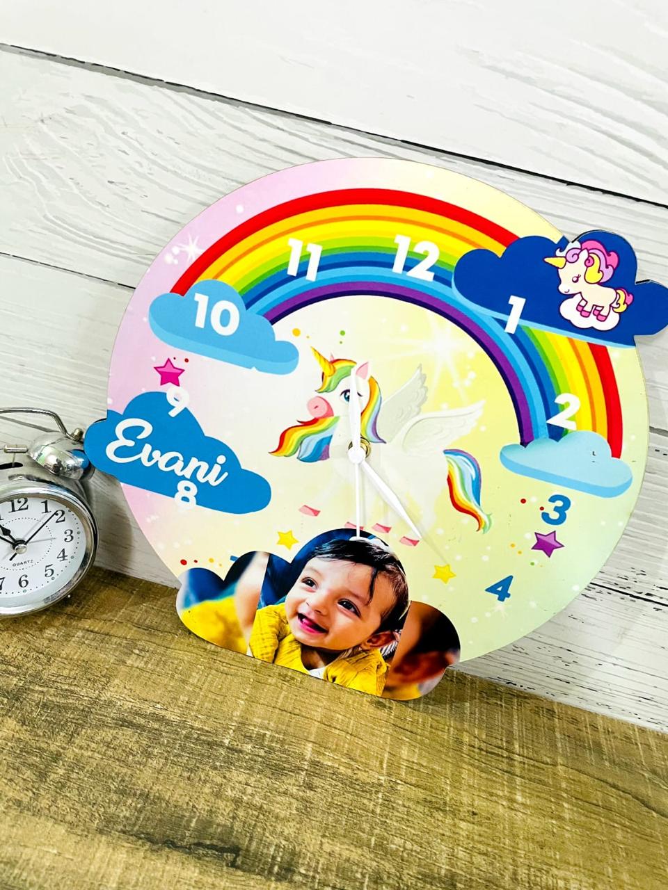 Customised Kids Wall Clock