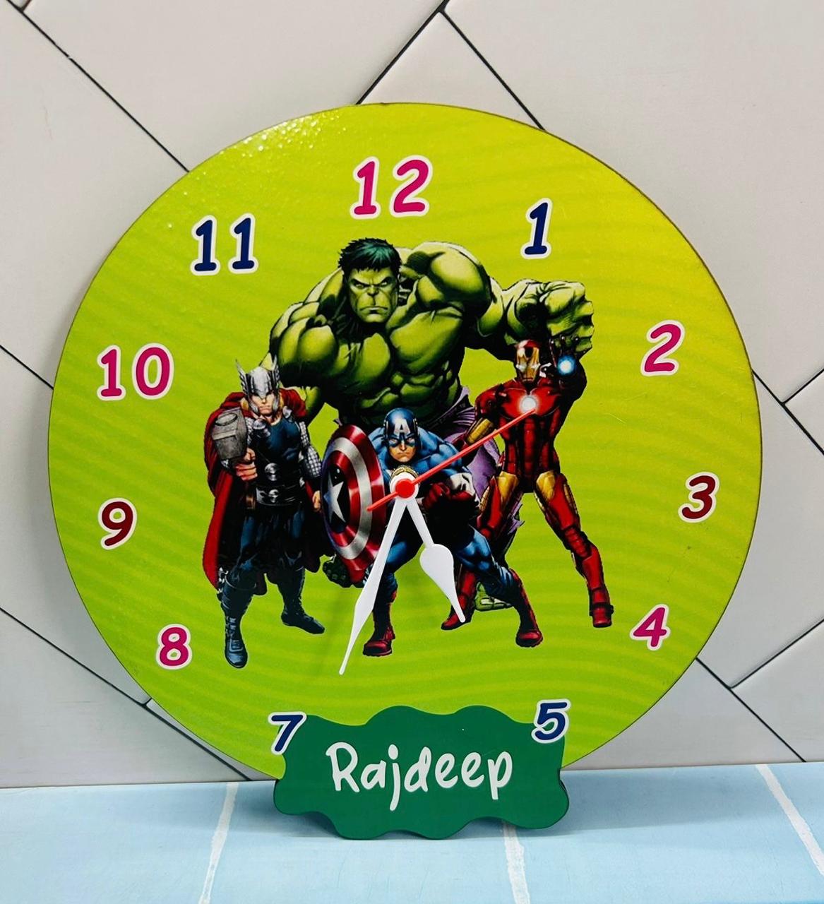 Customised Kids Wall Clock