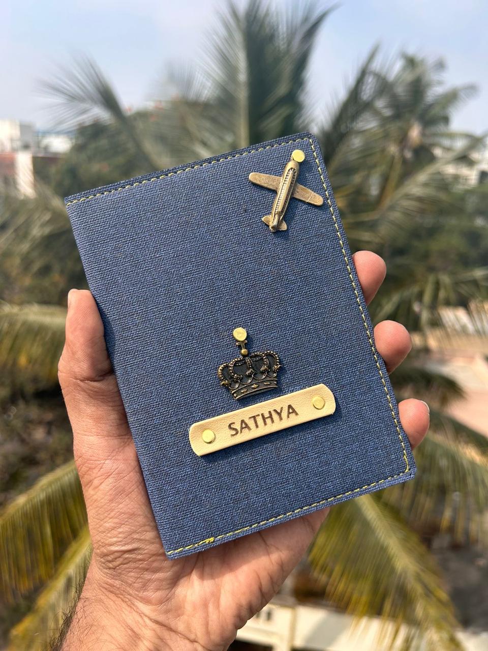 Denim Passport Cover