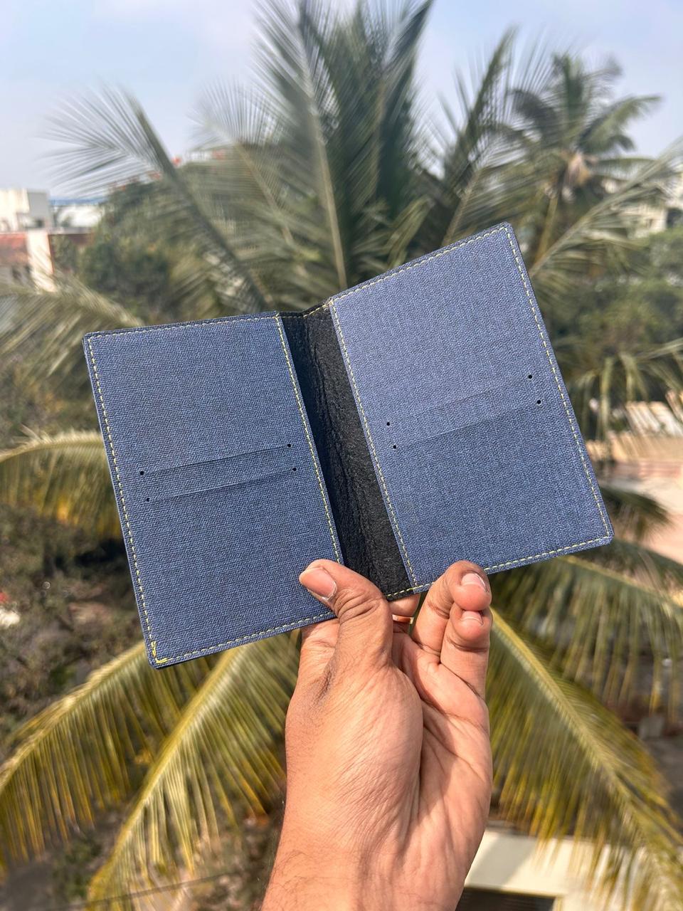 Denim Passport Cover