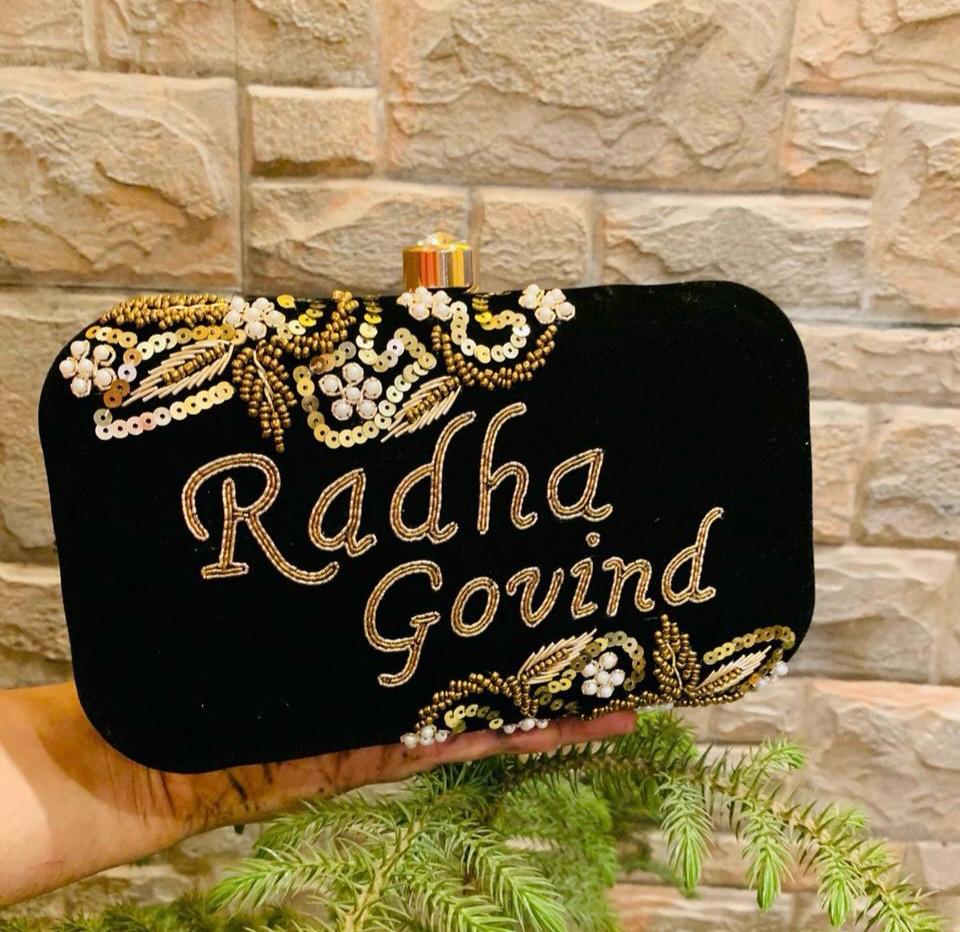 Personalised Embroidery Clutch